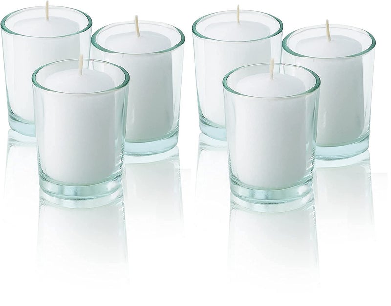 D'light Online 15 Hour Unscented White Emergency and Events Bulk Votive Candles for Wedding Votives, Luminary Candles, Restaurants, Churches, Bars, Parties, Spa and Decor (Set of 36 - White, 15 Hour) - Image 5
