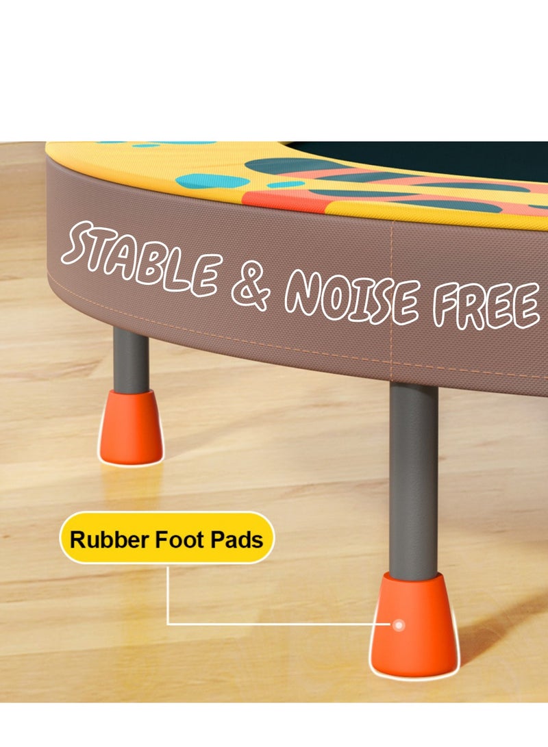 Mideer - Kids Foldable Trampoline 3ft - Yellow/Black - Image 4