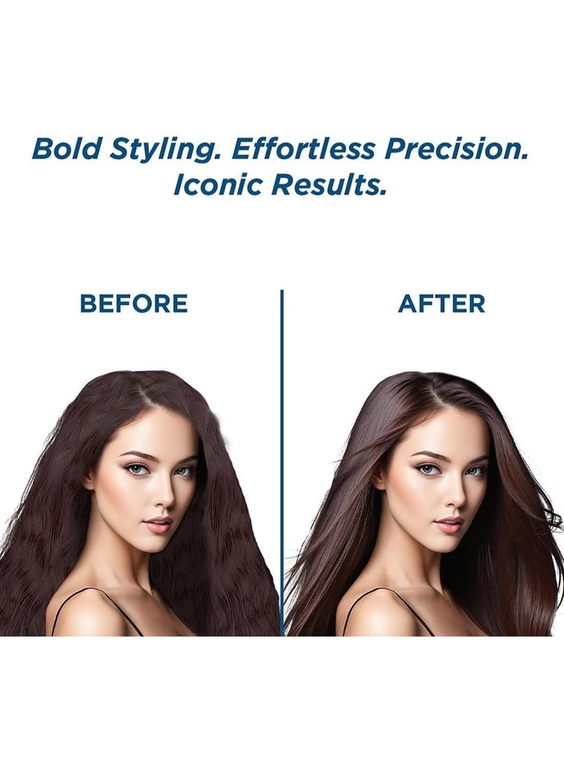 Ikonic Pro Titanium Shine 3.0 Hair Straightener, Dual Floating Titanium Plates, Black - Image 2