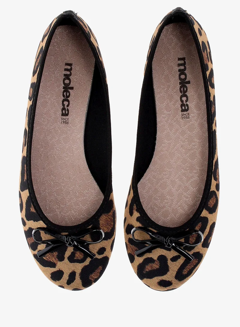 Moleca Brown Ballerina Shoes for Girls – Comfortable Slip-On Flats with Cute Design – Perfect for School, Parties & Everyday Wear for Women | Best Price UAE
