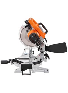 LAWAZIM Miter Saw -2000W, 5300RPM- Single Bevel Sliding Compound Miter Saw with 255mm Sharp Blade, Tilting Head, Adjustable Cutting Angle, Dust Bag, Blade Guards, and Clamping Plate - For Cutting Wood  - Image 5