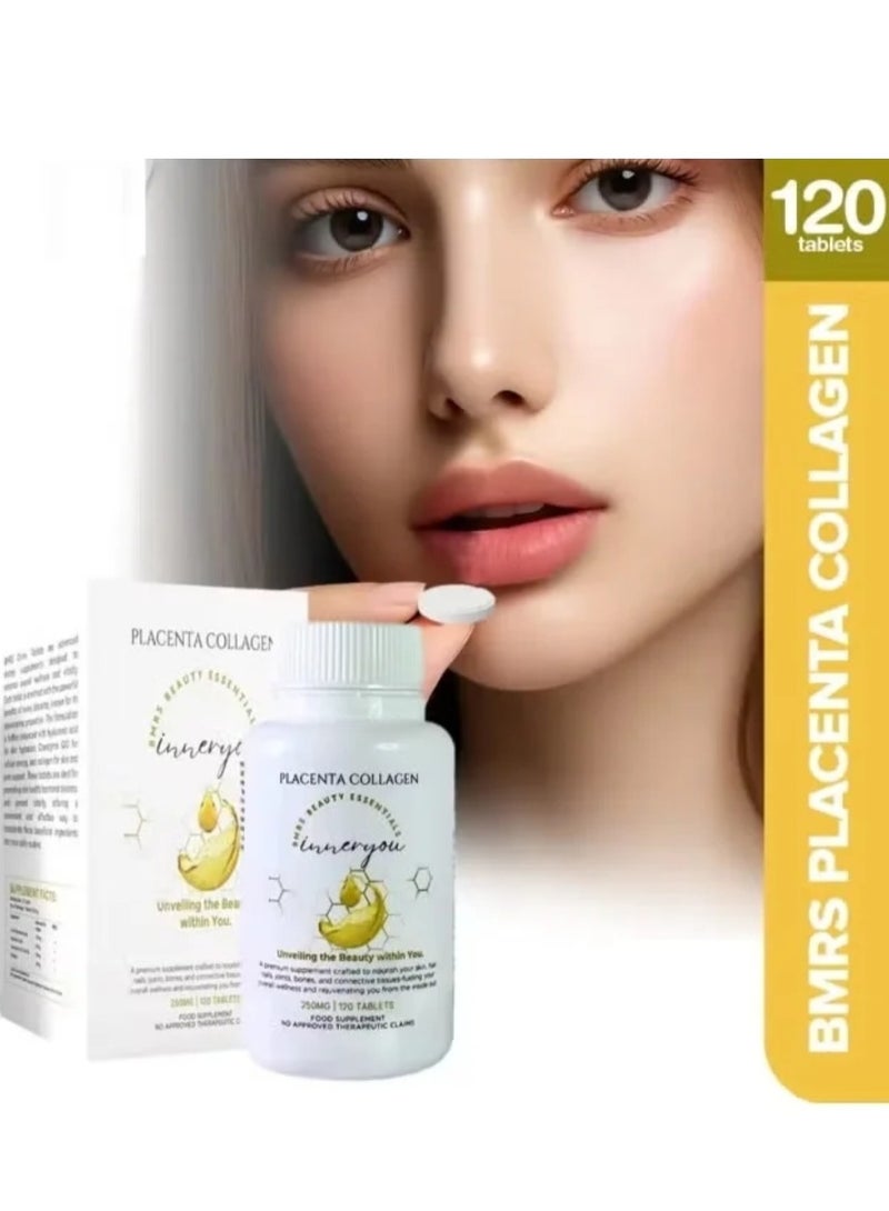 BMRS Placenta Collagen 120 Tablets - Image 2