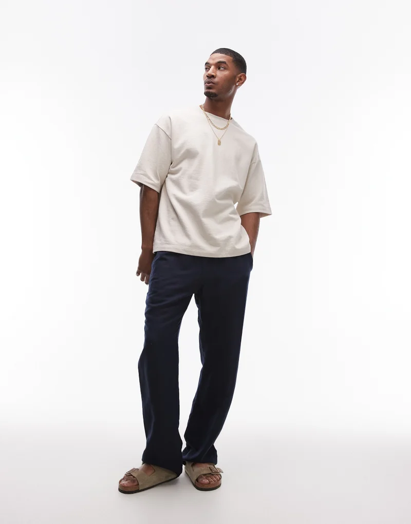 TOPMAN Essential Linen Trouser