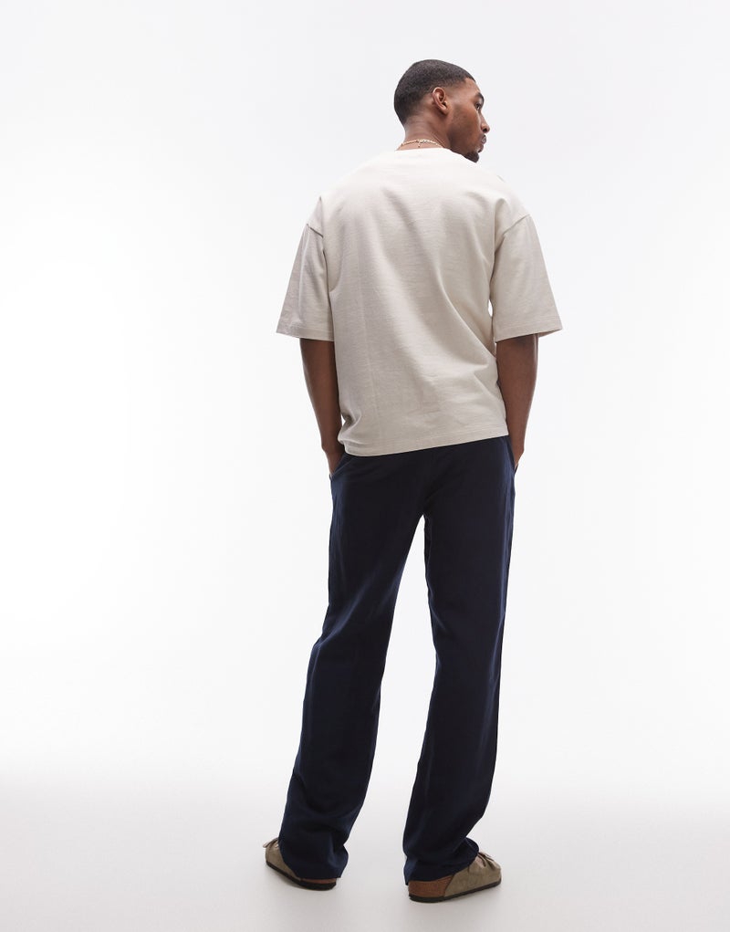 TOPMAN Essential Linen Trouser - Image 2
