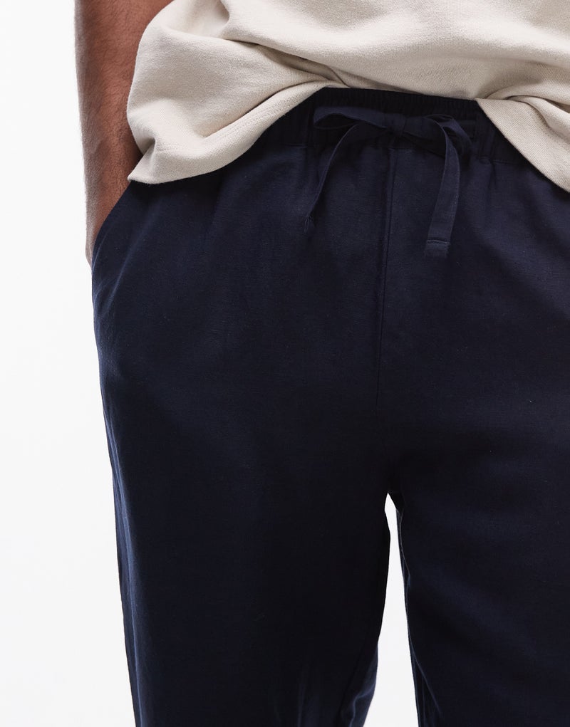 TOPMAN Essential Linen Trouser - Image 4