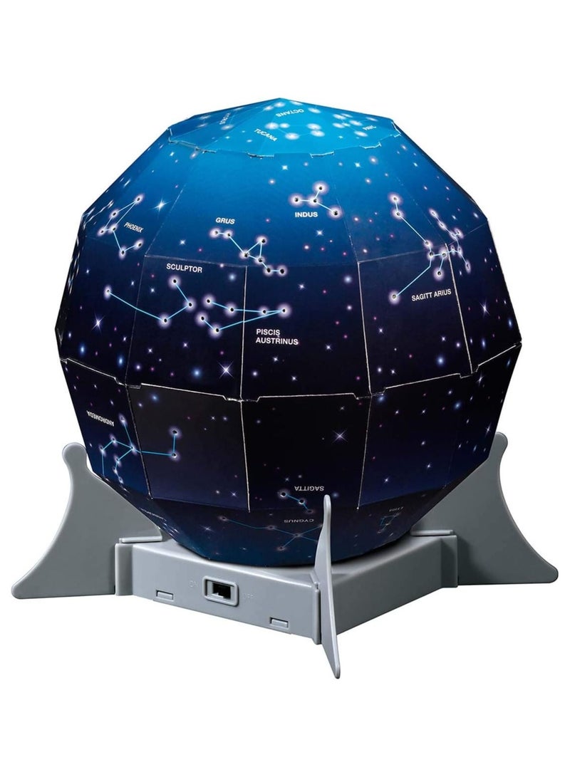 4M Night Sky Projection Kit – DIY Science Kit to Build a Star Projector with Constellation Dome, Light Bulb, and Instructions – Fun Astronomy STEM Activity for Kids Ages 8 and Up | 00-13233 - Image 3