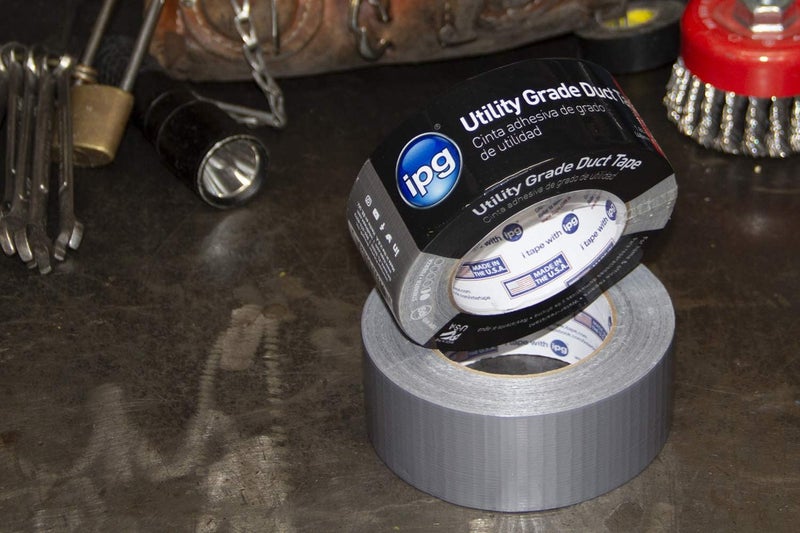 IPG Utility Grade Duct Tape - 1.88" x 55 yd - Silver - Image 4