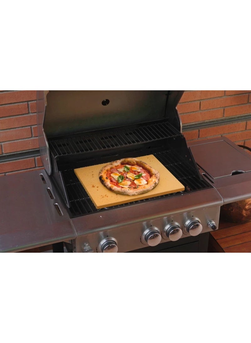 تيكا TEKA Pizza and bread cooking stone, compatible with ovens and barbecues  41599006 41599006 beige - Image 4