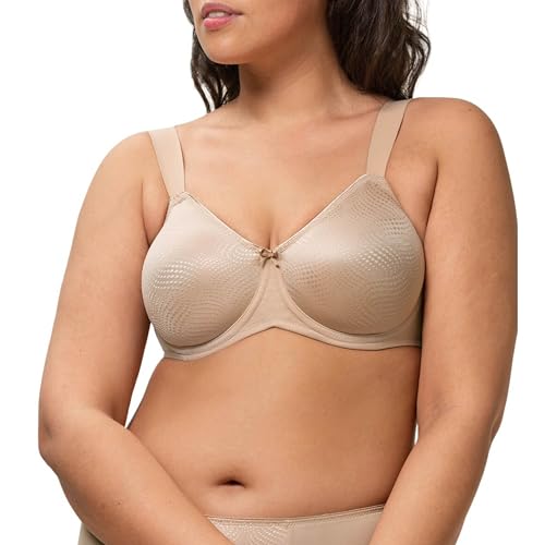 Triumph Essential Minimizer Bra for Women - Full-Coverage Underwire Bra, Natural Shaping - Smooth Skin, 38C - Image 1