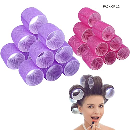 Sweetpea�.Fx Hair Rollers Curlers (2.5x 6 cm, Multi Colour) -6 Pieces - Image 4