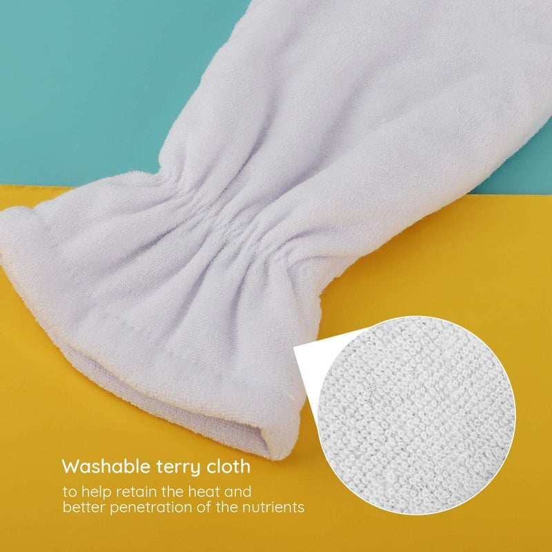 Segbeauty Paraffin Wax Mitts, Segbeauty Thick Paraffin Heated Hand SPA Mittens for Women, Paraffin Baths Gloves for Hot Wax Hand thera-py Paraffin Thermal Treat-Ment SPA Wax Warmer Paraffin Wax Machine - Image 5