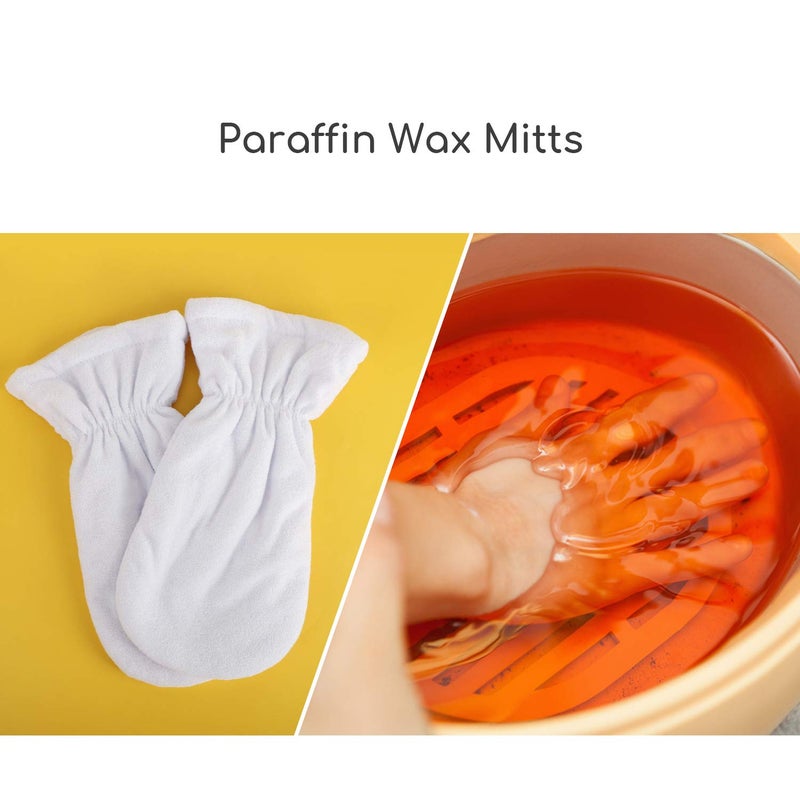 Segbeauty Paraffin Wax Mitts, Segbeauty Thick Paraffin Heated Hand SPA Mittens for Women, Paraffin Baths Gloves for Hot Wax Hand thera-py Paraffin Thermal Treat-Ment SPA Wax Warmer Paraffin Wax Machine - Image 2