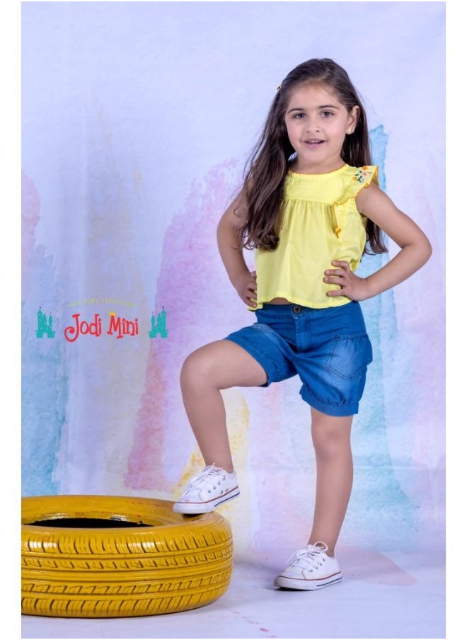 Jodi Mini - Blouse with Frill sleeves - Image 1