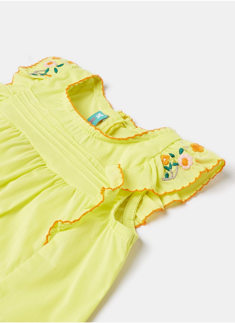 Jodi Mini - Blouse with Frill sleeves - Image 1