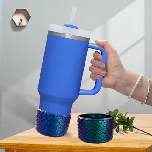 Lnulyaciy Chameleon Gradient Silicone Boots for 12-24oz Hydroflask Owala Tumblers, Anti-Slip Boot for Stanley Cup Accessories, 40oz, Reusable, Gradient Design with Superior Protection - Image 5