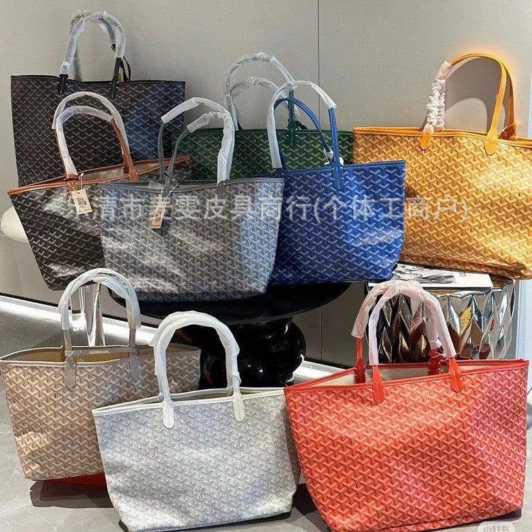 Dog Tooth Tote Bags, Goya Women''s Bags, and Y-Shaped Printed Shopping Bags, Large Capacity Mother-Daughter Bags in Stock - Image 2