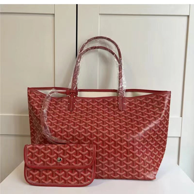 Dog Tooth Tote Bags, Goya Women''s Bags, and Y-Shaped Printed Shopping Bags, Large Capacity Mother-Daughter Bags in Stock - Image 1