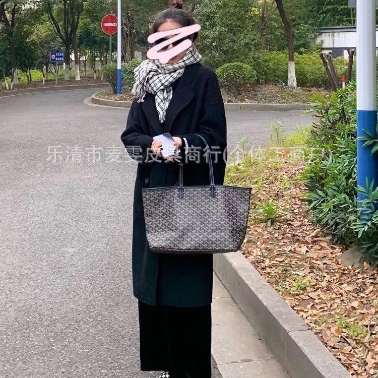 Dog Tooth Tote Bags, Goya Women''s Bags, and Y-Shaped Printed Shopping Bags, Large Capacity Mother-Daughter Bags in Stock - Image 5