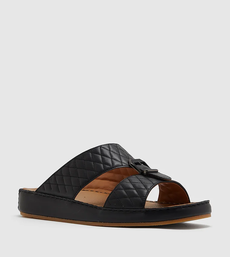 Steve Madden 2015-108 Black Men's Comfort Sandals