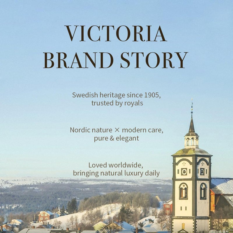 Victoria صابون فيكتوريا من السويد صابون وجه سويدي لانوين-أغ-تفال 50غ × 7 مع علبة (للبشرة الجافة/جميع أنواع البشرة) - Image 5