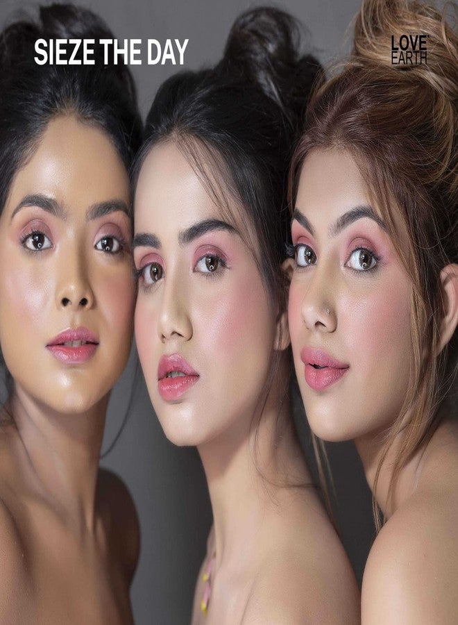 Love Earth Lip Tint & Cheek Tint Multipot Combo (Coral & Raspberry Pink) with Richness of Jojoba Oil and Vitamin E for Lips, Eyelids and Cheeks - Image 3