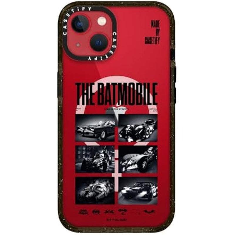 كاستيفي CASETiFY Impact iPhone 13 Case 【Batman Co-Lab / 4X Military Grade Drop Tested / 8.2ft Drop Protection/Compatible with Magsafe】 - The Batmobile - Clear Black - Image 5