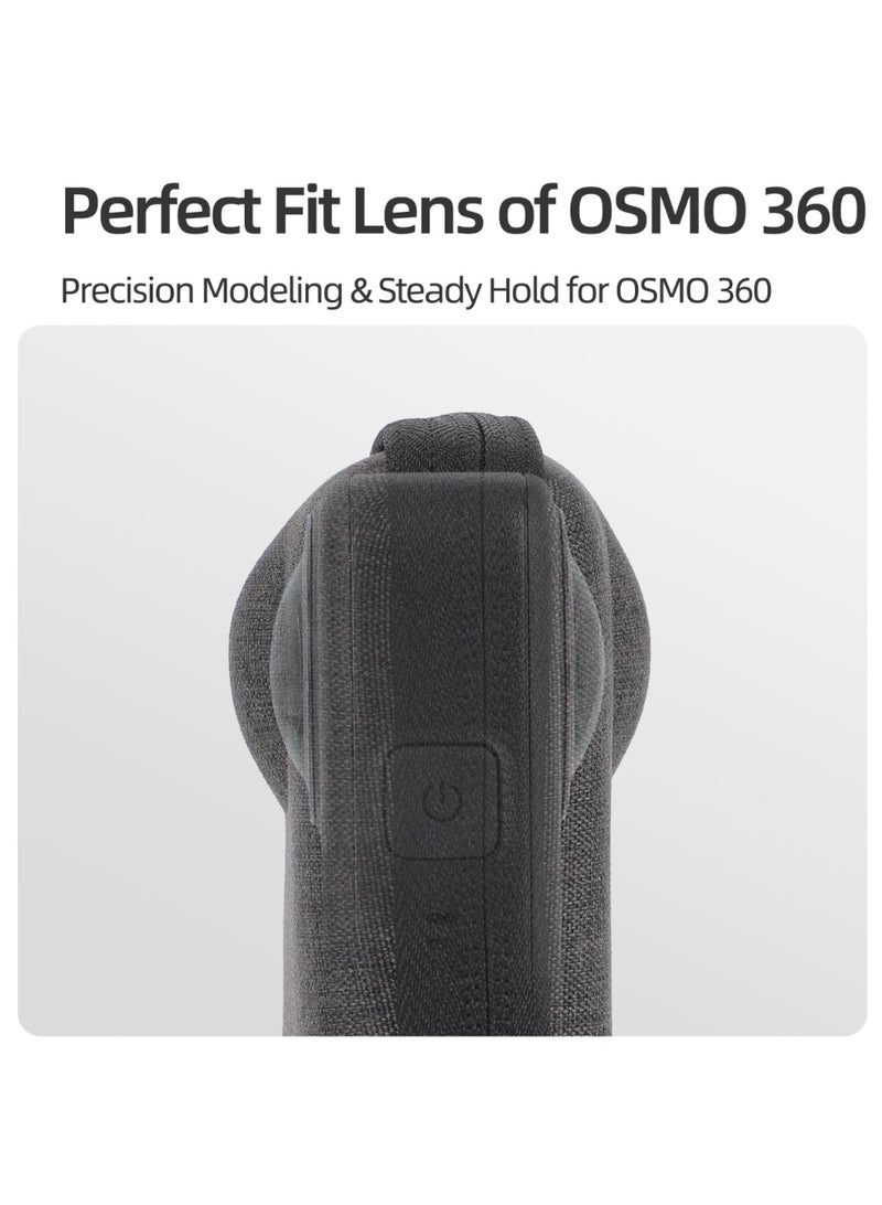 Carrying Case for DJI OSMO 360, Portable Storage Bag Mini Bag Case Mini Protective Carrying Bag Half Zipper for Selfie Stick Tripod for OSMO360 Accessory - Image 3