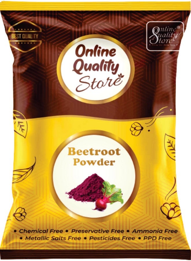 Online Quality Store Beetroot Powder 200G For Skin Hair Face Pack Beetroot Powder For Face And Hair Chukandar Powder - Image 1