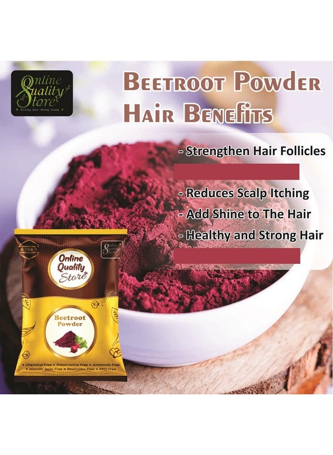 Online Quality Store Beetroot Powder 200G For Skin Hair Face Pack Beetroot Powder For Face And Hair Chukandar Powder - Image 4