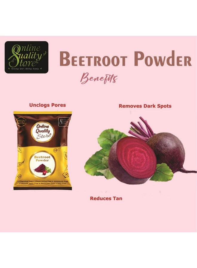 Online Quality Store Beetroot Powder 200G For Skin Hair Face Pack Beetroot Powder For Face And Hair Chukandar Powder - Image 2