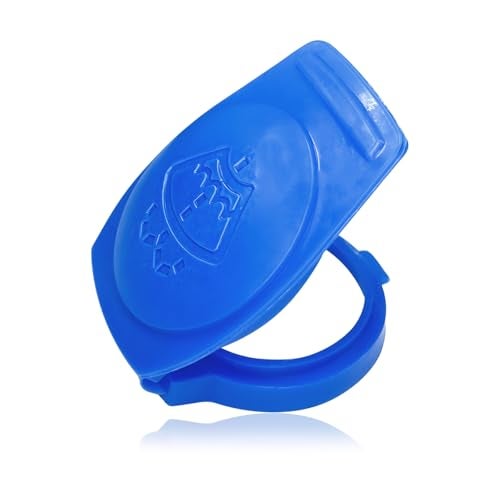 QKYS Windshield Washer Reservoir Caps Tank Bottle Cap Cover Replacement 3Q0955455 Wiper Fluid Cap Car Accessories Windshield Washer Compatible with Audi VW Porsche Cayenne 20032018 1PCS - Image 1