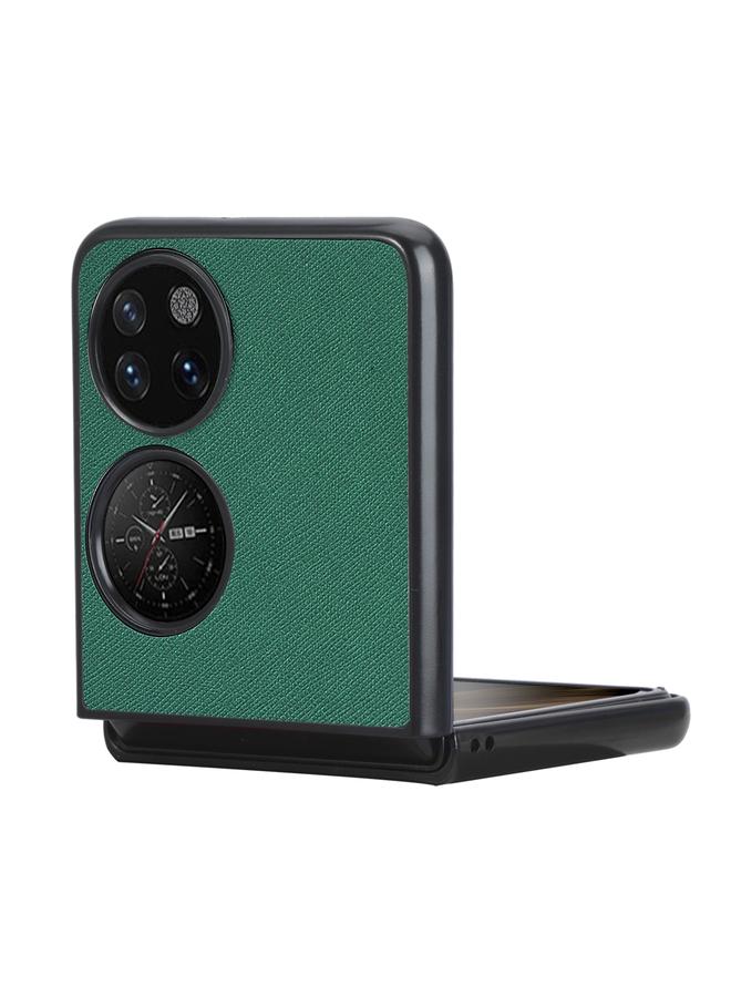 زبون جراب لهاتف Huawei P50 Pocket Cross Texture - Image 4