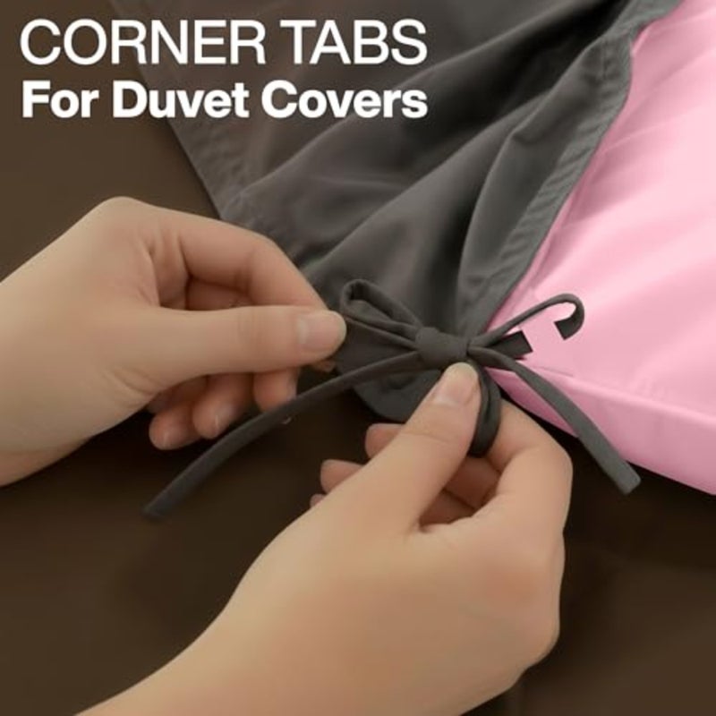 Comforter Duvet Insert - Quilted Down Alternative Comforter with Corner Tabs - Image 5