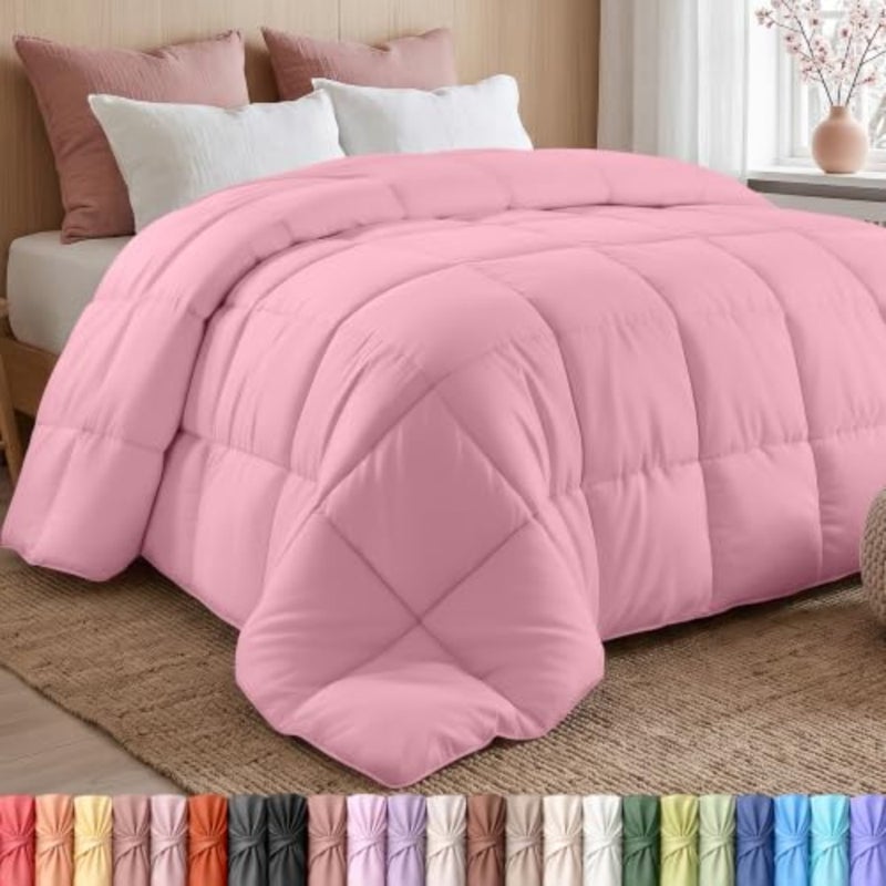 Comforter Duvet Insert - Quilted Down Alternative Comforter with Corner Tabs - Image 1