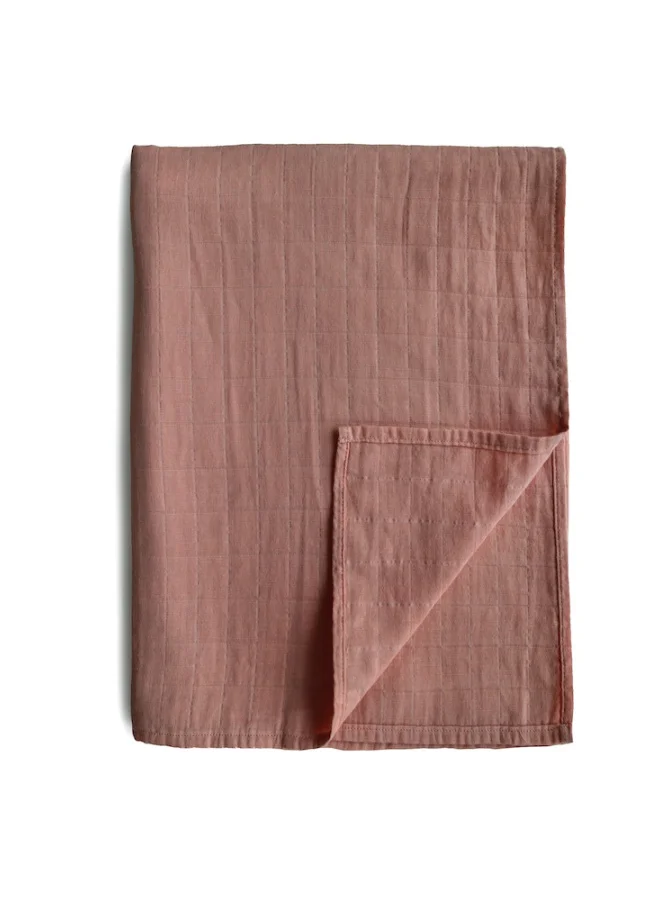 mushie Swaddle Cedar