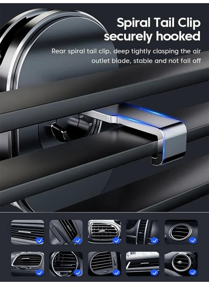 Mobile Holder For Car, Gravity Car Mobile Holders for Mobile Phone,Car Mounts For Mobiles Car Air Vent Clip Phone Mount Holder Universal Shockproof Clip Smartphone Stand - Image 3