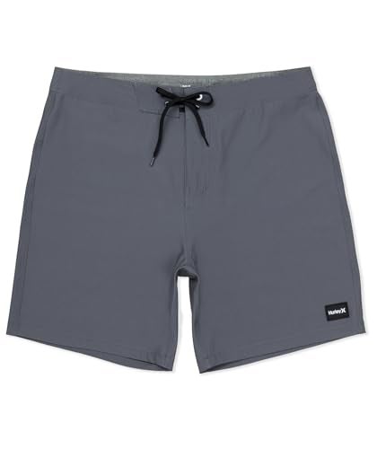 Hurley Mens Phantom Eco One Only 18in Outseam Boardshort Ion Grey 34IN - Image 1