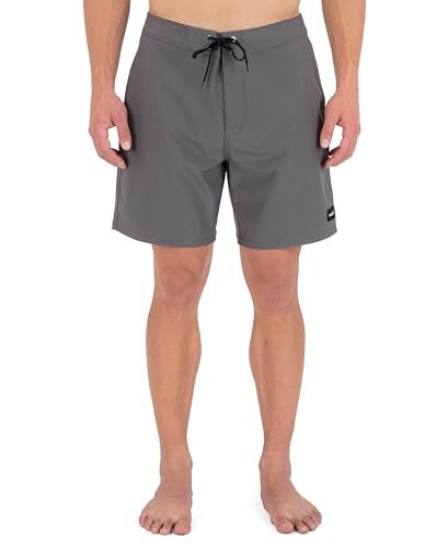Hurley Mens Phantom Eco One Only 18in Outseam Boardshort Ion Grey 34IN - Image 3