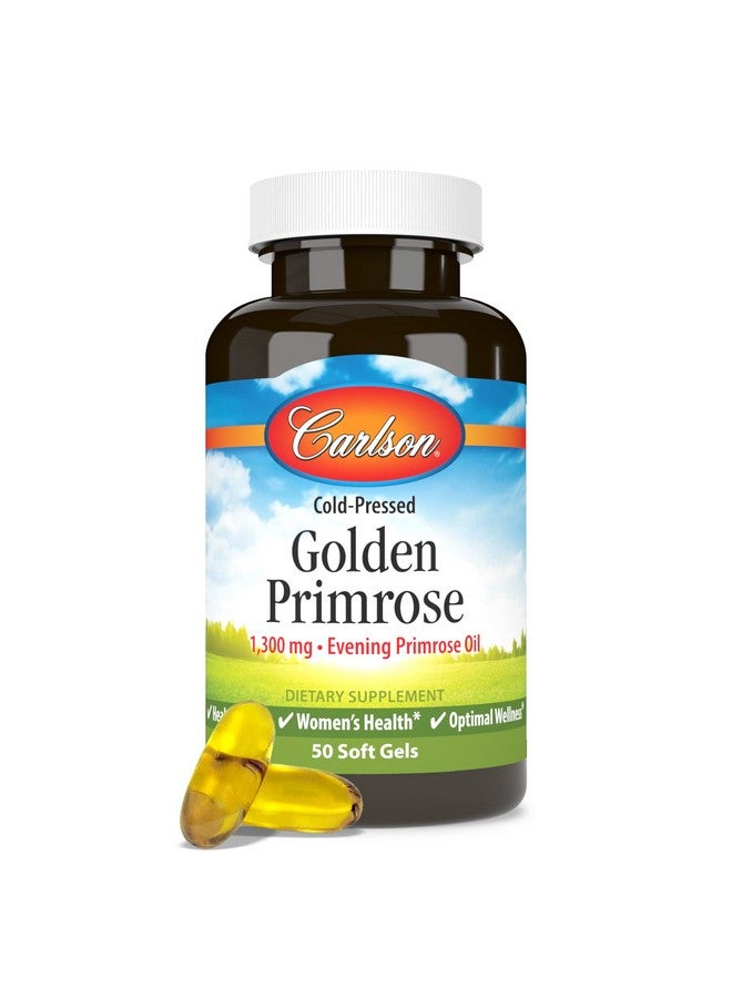 Carlson - Golden Primrose, 1300 mg Evening Primrose Oil, Cold-Pressed, Healthy Skin, Women's Health & Optimal Wellness, 50 Softgels - Image 5