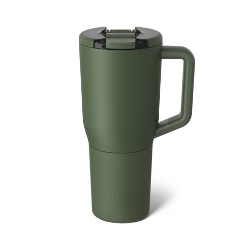 BrÃ¼Mate BrüMate Müv - 35oz 100% Leak Proof Insulated Coffee Mug with Handle & Lid - Stainless Steel Coffee Travel Mug - Double Walled Coffee Cup (OD Green) - Image 1