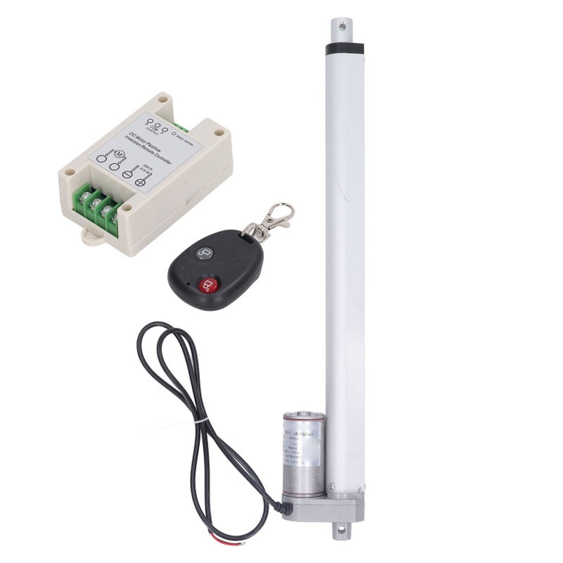 Electric Linear Actuator 350mm Stroke 750N Thrust Linear Actuator 12V for Machine Equipment With Controller and Remote Control - Image 1