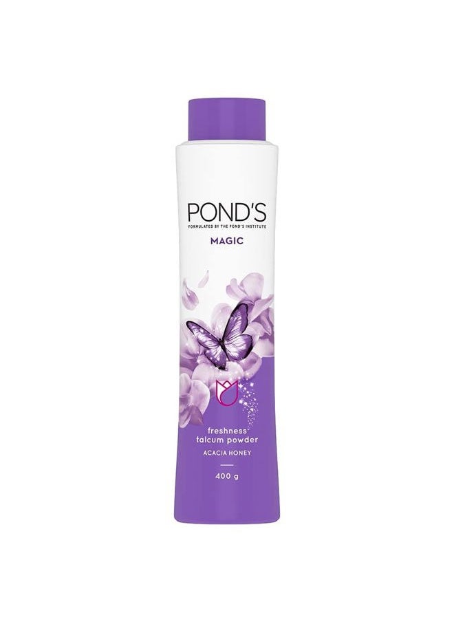 Pond's Freshness Talcum Powder | Acacia Honey | 400g (14.10 Oz)  - Image 1
