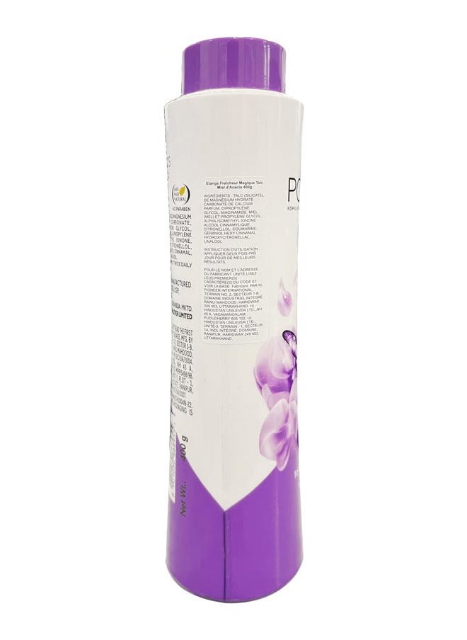 Pond's Freshness Talcum Powder | Acacia Honey | 400g (14.10 Oz)  - Image 2