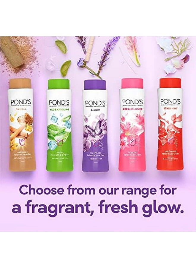 Pond's Freshness Talcum Powder | Acacia Honey | 400g (14.10 Oz)  - Image 3