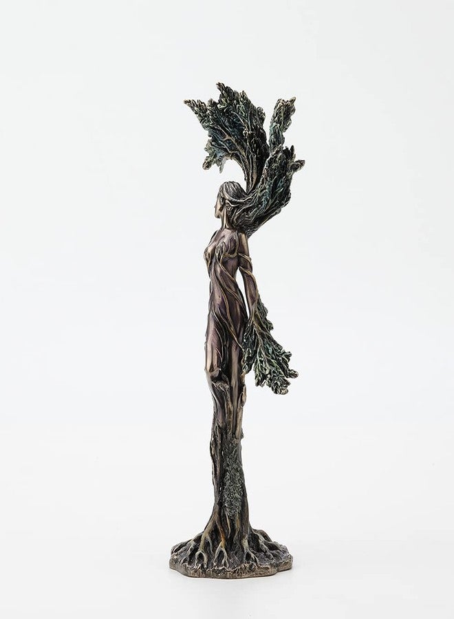 Veronese Design 9 7/8 Inch Tall The Dancing Forest Nymph Meliae Cold Cast Bronzed Resin Statue Fantasy Collectible Figurine Home Nature Spirit - Image 5
