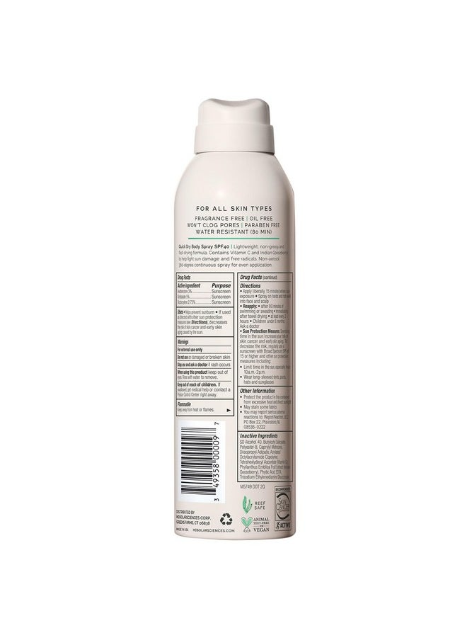 Quick Dry Body Spray Spf 40 Dermatologist Developed Vitamin C Indian Gooseberry Fastdrying Sunscreen Provides 80 Minutes Of Waterresistant Broad Spectrum Sun Protection 6 Fl Oz - pzsku/ZB30AB5FE196D5C742BB2Z/45/_/1720445784/71a80160-26e9-4b3a-95e0-9132e19c3188