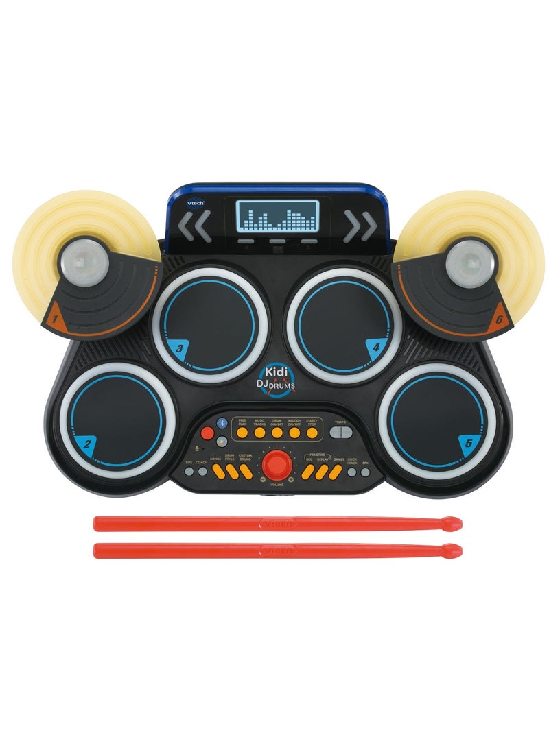 Vtech - KIDI DJ DRUMS Light up kit with Bluetooth® and Audio Port - Multicolour | Kidi drum create your own music | Suitable for ages 5 + up - Image 2
