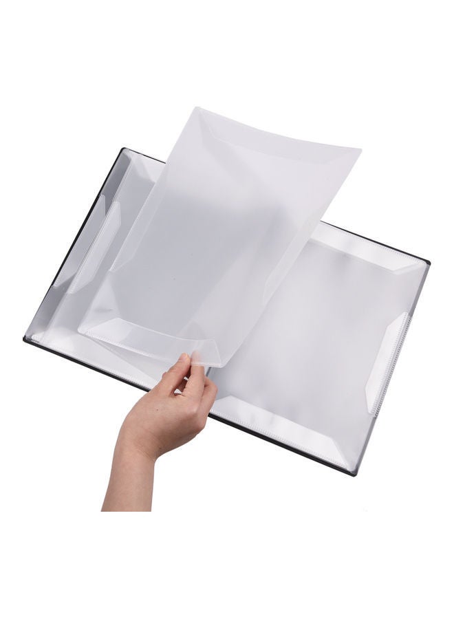 نيبمينينت منظم ملفات ومستندات مقاس A4 مزود بحامل لتسجيل الموسيقى - Image 4