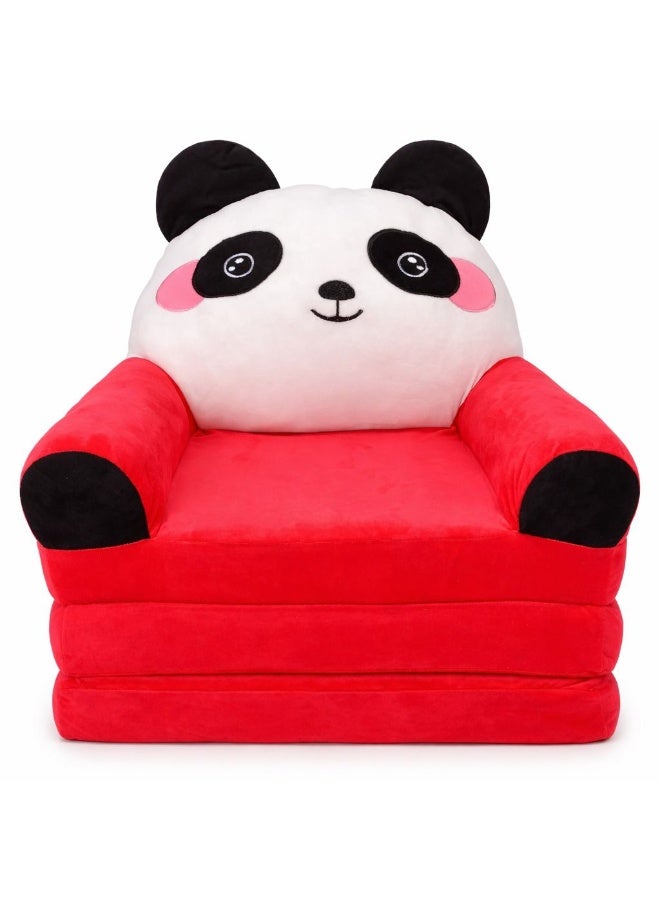 ماجنوليا كرسي باندا صغير قابل للطي: كرسي كرتوني لطيف للأطفال مقاس 120 سم - Image 1