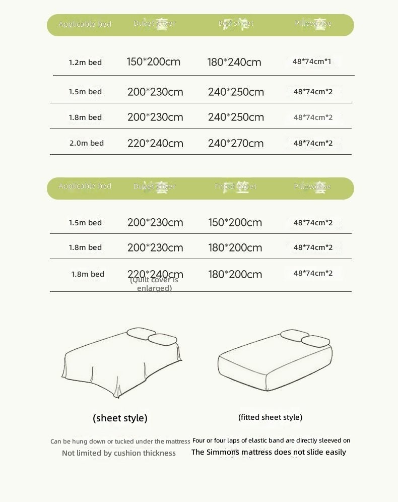 Soft cotton jacquard bedding four piece set - Class A, warm and comfortable bed sheets, duvet covers, pillowcases - Image 5